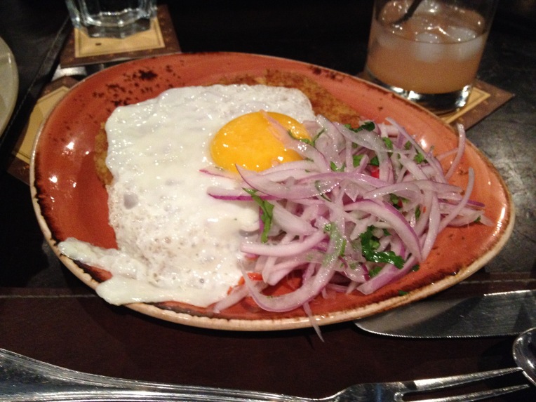 Tacu tacu w/ fried egg - Panchita // A Slice of Peru